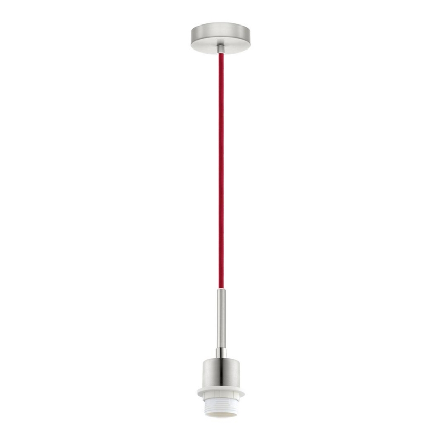 Brilagi - Suspension LED sur câble NUBILA 1xE27/60W/230V Ø 14 cm rouge/noir