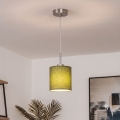 Brilagi - Suspension LED sur câble NUBILA 1xE27/60W/230V Ø 14 cm vert
