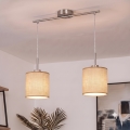 Brilagi - Suspension LED sur câble NUBILA 2xE27/60W/230V brun clair