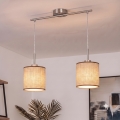 Brilagi - Suspension LED sur câble NUBILA 2xE27/60W/230V marron