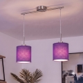 Brilagi - Suspension LED sur câble NUBILA 2xE27/60W/230V violet