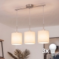 Brilagi - Suspension LED sur câble NUBILA 3xE27/60W/230V crème