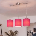 Brilagi - Suspension LED sur câble NUBILA 3xE27/60W/230V rose