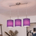 Brilagi - Suspension LED sur câble NUBILA 3xE27/60W/230V violette