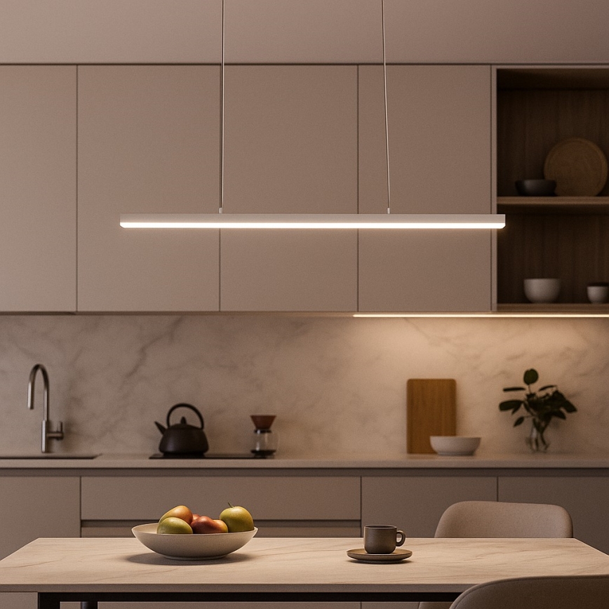Brilagi - Suspension LED sur câble PAXIS LED/30W/230V 120 cm blanche