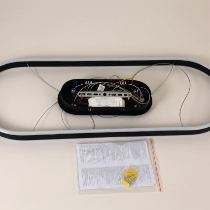 Brilagi - Suspension LED sur câble PONDIE LED/43W/230V 80x30 cm noire