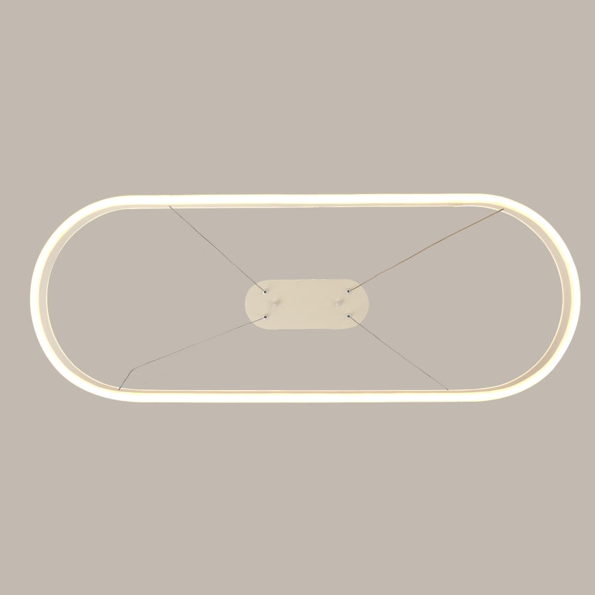 Brilagi - Suspension LED sur câble PONDIE LED/45W/230V 80x30 cm blanche