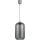 Brilagi - Suspension LED sur câble RETRO GLASS 1xE27/60W/230V Ø 14 cm argenté / gris fumé