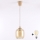 Brilagi - suspension LED sur câble RETRO GLASS 1xE27/60W/230V Ø 14 cm beige/brun fumé