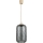 Brilagi - Suspension LED sur câble RETRO GLASS 1xE27/60W/230V Ø 14 cm beige/gris fumé