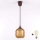 Brilagi - Suspension LED sur câble RETRO GLASS 1xE27/60W/230V Ø 14 cm, brun / brun fumé