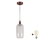 Brilagi - Suspension LED sur câble RETRO GLASS 1xE27/60W/230V Ø 14 cm cuivré/blanc