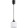 Brilagi - Suspension LED sur câble RETRO GLASS 1xE27/60W/230V Ø 14 cm noire/blanche