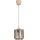 Brilagi - Suspension LED sur câble RETRO GLASS 1xE27/60W/230V Ø 15 cm beige / beige fumé
