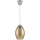 Brilagi - Suspension LED sur câble RETRO GLASS 1xE27/60W/230V Ø 17 cm argenté/beige fumé