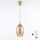 Brilagi - Suspension LED sur câble RETRO GLASS 1xE27/60W/230V Ø 17 cm beige / beige fumé