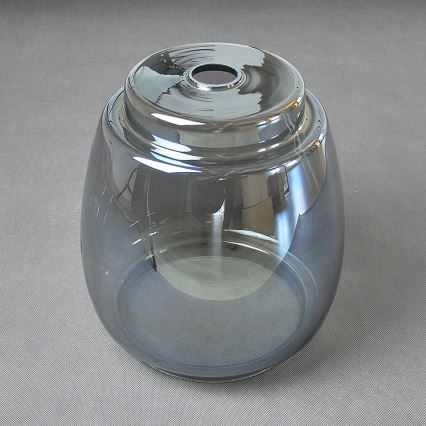 BRILAGI - Suspension LED sur câble RETRO GLASS 2xE27/60W/230V chrome mat/gris fumé
