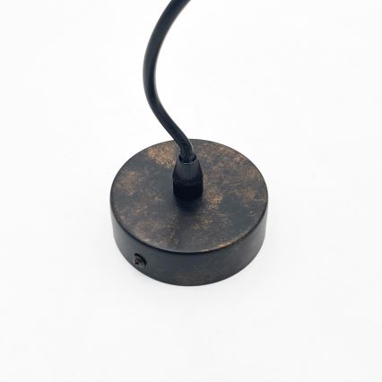 Brilagi - Suspension LED sur câble RIDDY 1xE27/60W/230V cuivré/patiné