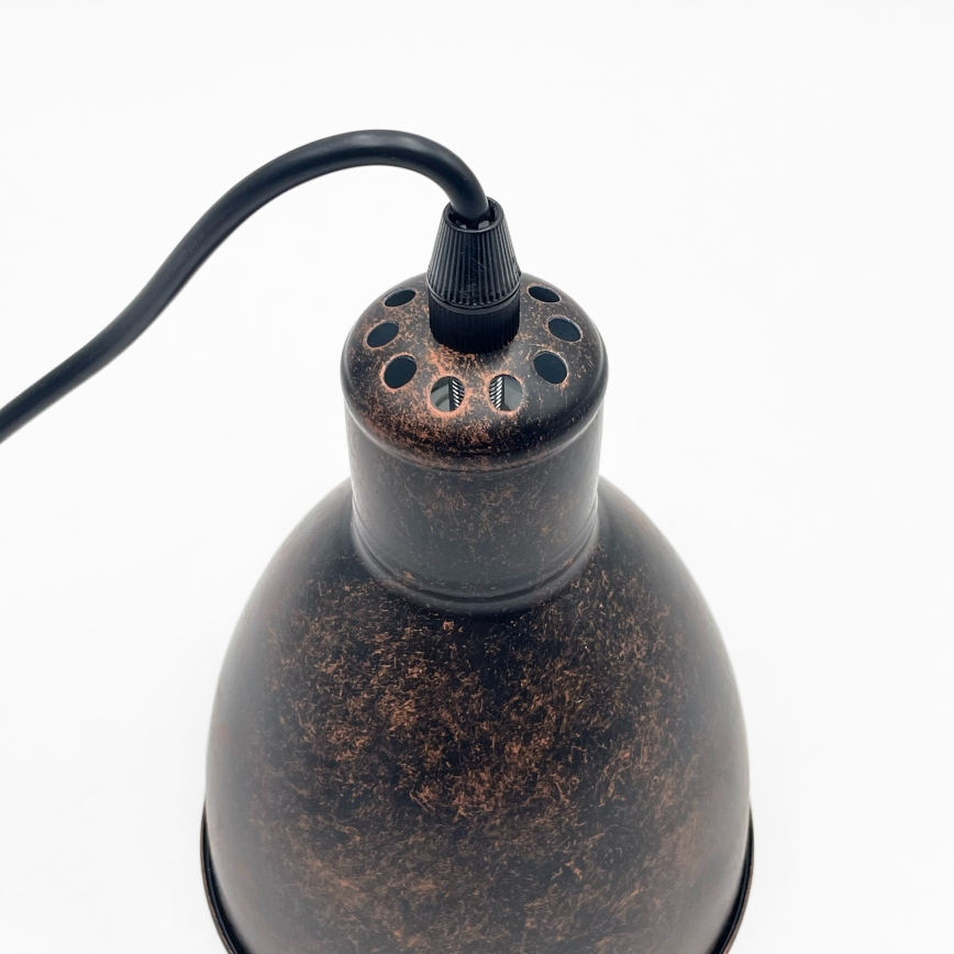 Brilagi - Suspension LED sur câble RIDDY 1xE27/60W/230V cuivré/patiné