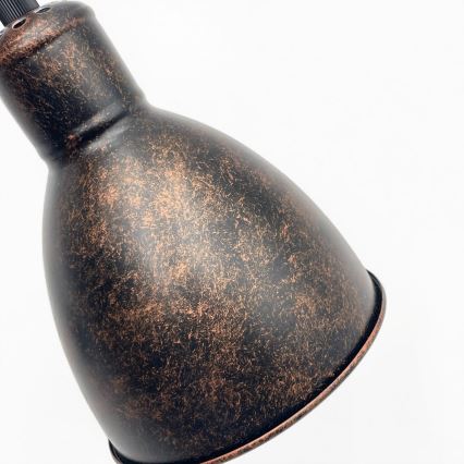 Brilagi - Suspension LED sur câble RIDDY 1xE27/60W/230V cuivré/patiné