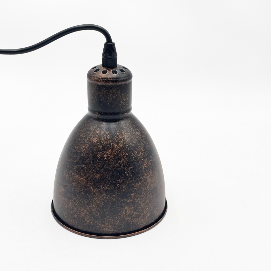 Brilagi - Suspension LED sur câble RIDDY 1xE27/60W/230V cuivré/patiné