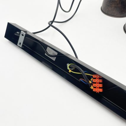Brilagi - suspension LED sur câble RIDDY 3xE27/60W/230V cuivré/patiné