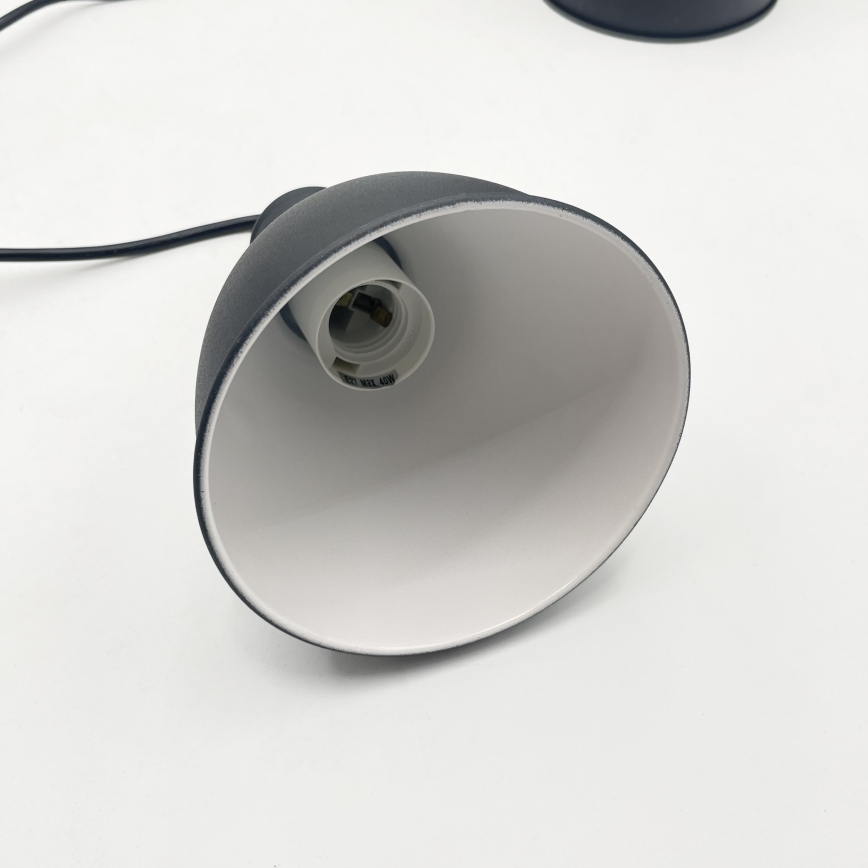 Brilagi - Suspension LED sur câble RIDDY 3xE27/60W/230V noire