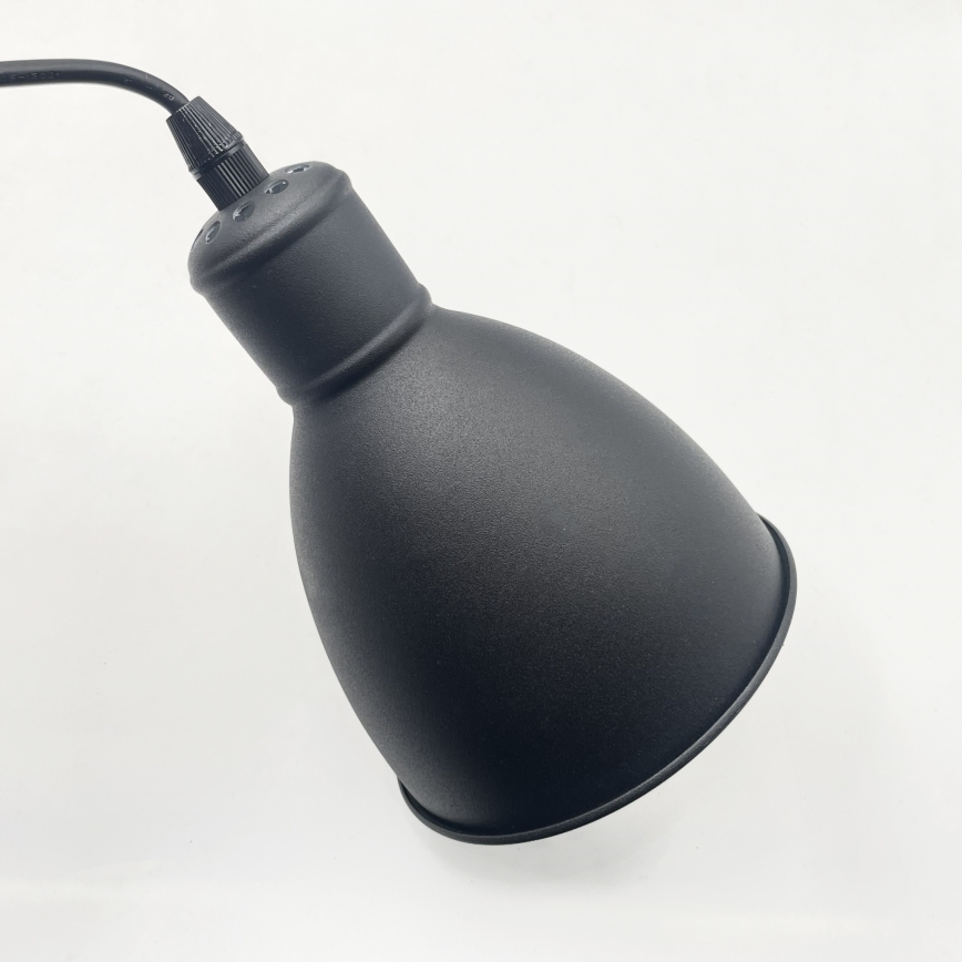 Brilagi - Suspension LED sur câble RIDDY 4xE27/60W/230V noire