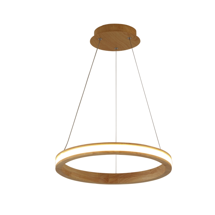Brilagi - Suspension LED sur câble UMEA WOOD LED/30W/230V Ø 40 cm bois