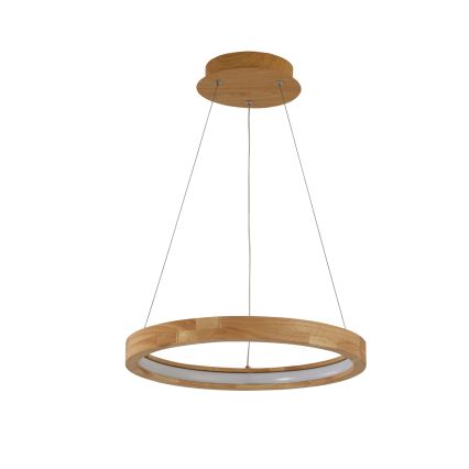 Brilagi - Suspension LED sur câble UMEA WOOD LED/30W/230V Ø 40 cm bois
