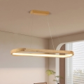 BRILAGI - Suspension LED sur câble UMEA WOOD LED/40W/230V 90x22 cm en bois