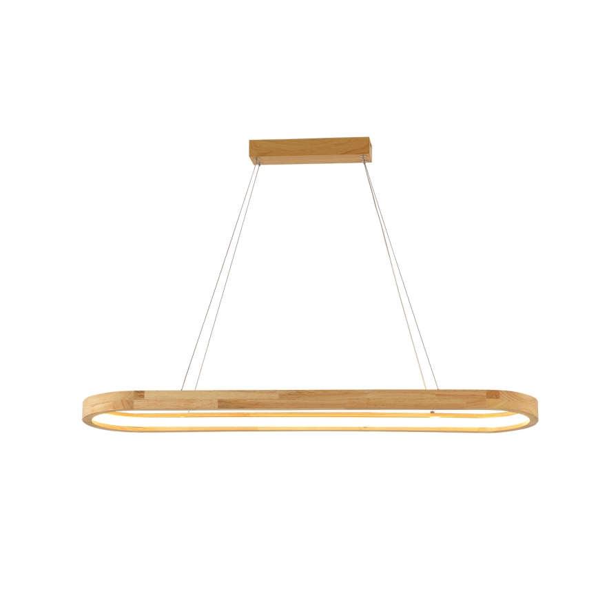 Brilagi - Suspension LED sur câble UMEA WOOD LED/40W/230V 90x22 cm en bois