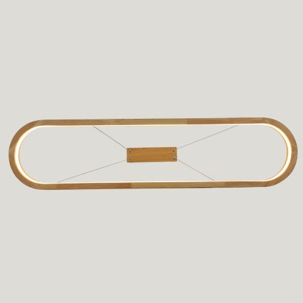 Brilagi - Suspension LED sur câble UMEA WOOD LED/40W/230V 90x22 cm en bois