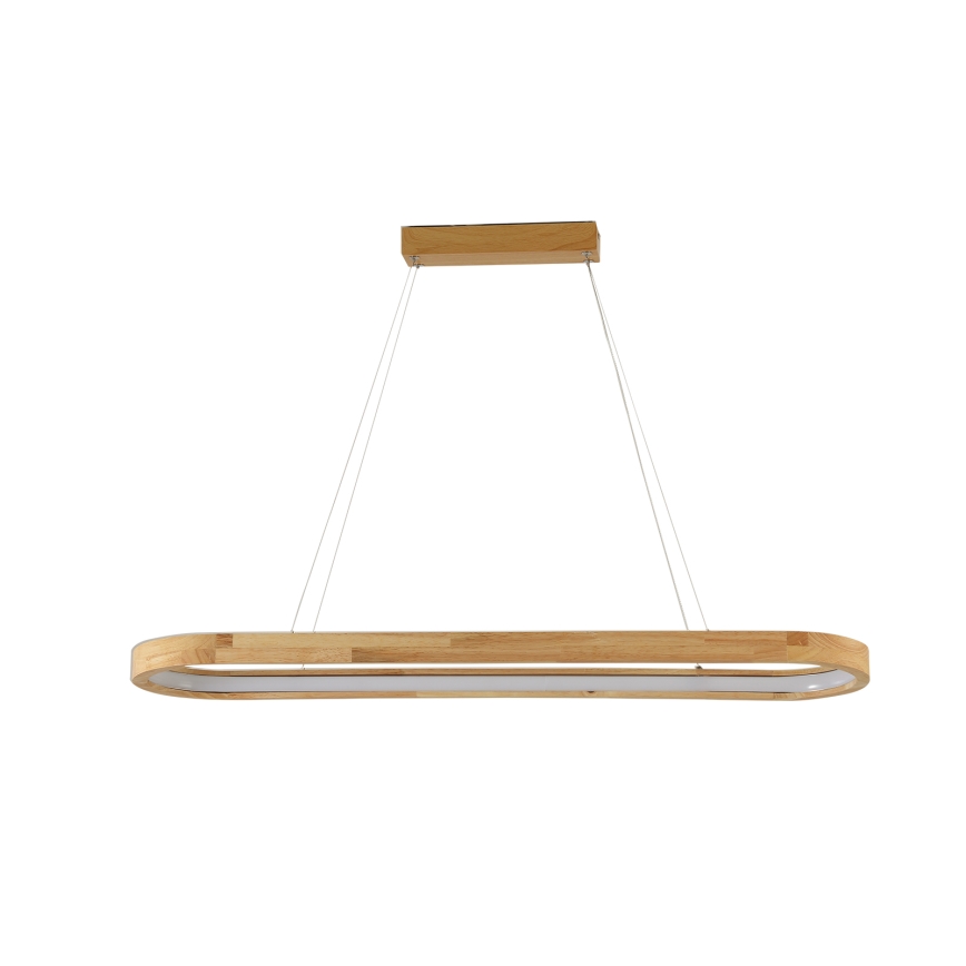 Brilagi - Suspension LED sur câble UMEA WOOD LED/40W/230V 90x22 cm en bois