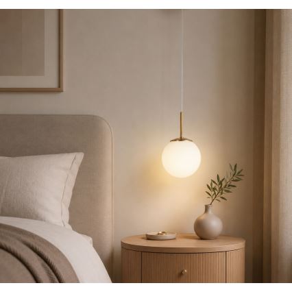 Brilagi - Suspension MILO sur câble, 1xE27/60W/230V, finition dorée