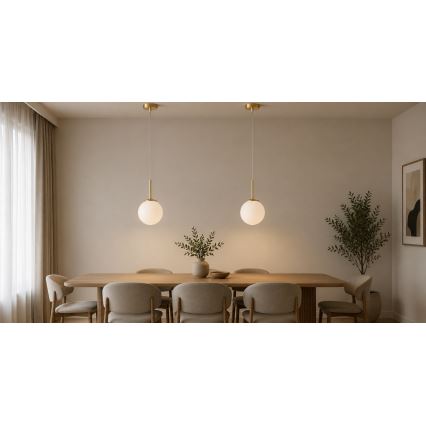 Brilagi - Suspension MILO sur câble, 1xE27/60W/230V, finition dorée