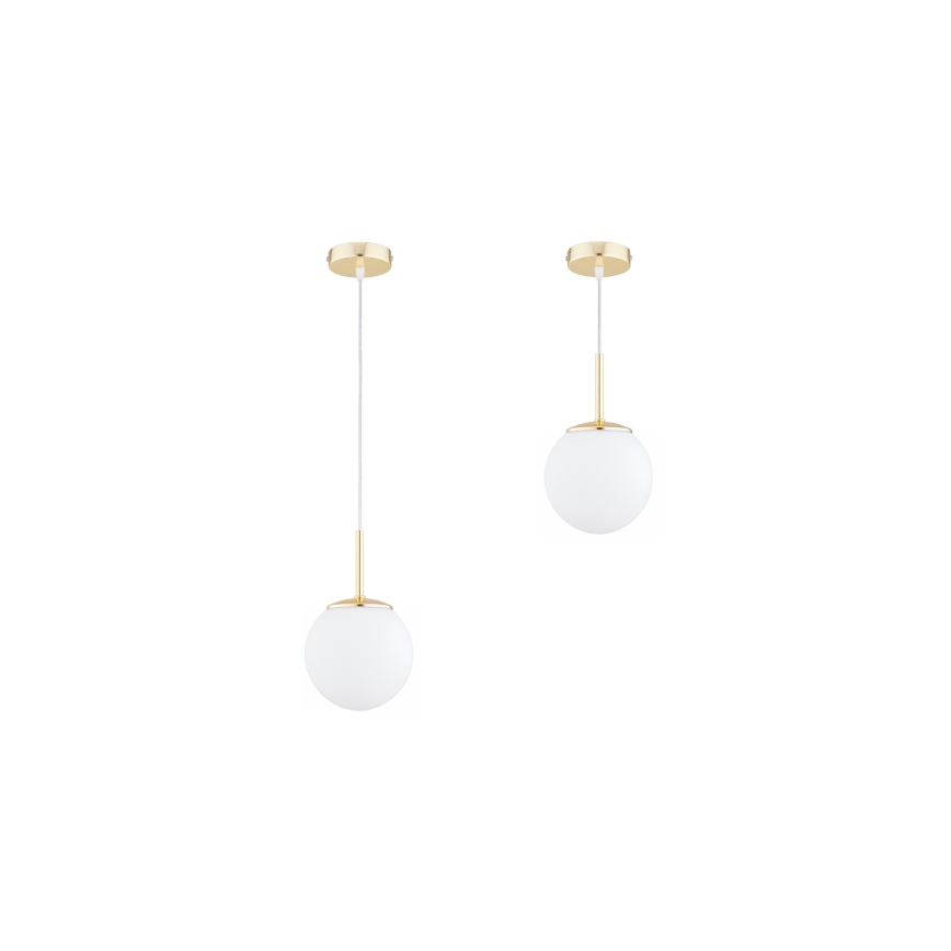 Brilagi - Suspension MILO sur câble, 1xE27/60W/230V, finition dorée