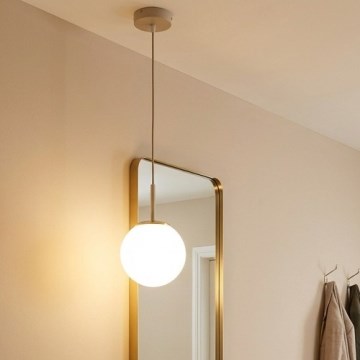 Brilagi - Suspension sur câble 1xE27/60W/230V beige/doré