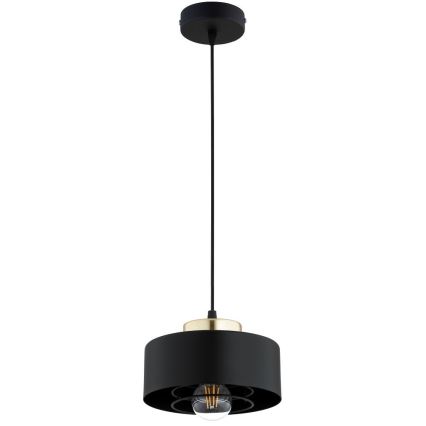 Brilagi - Suspension sur câble 1xE27/60W/230V Ø 20 cm noir/doré