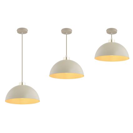 Brilagi - Suspension sur câble 1xE27/60W/230V Ø 30 cm beige/doré