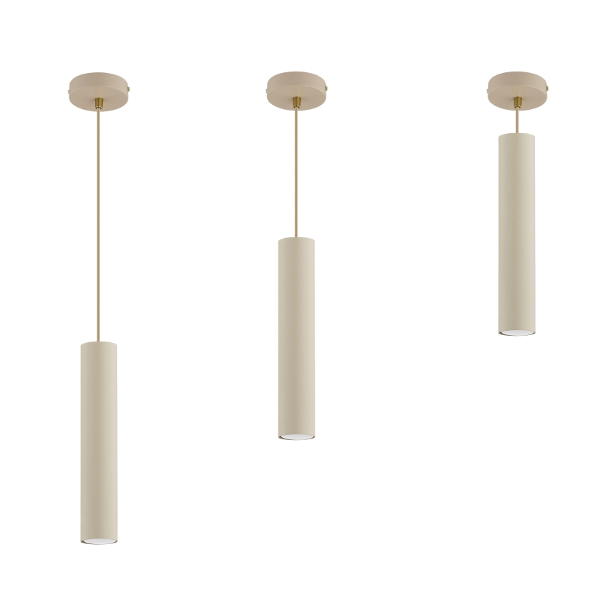 Brilagi - Suspension sur câble 1xGU10/15W/230V beige/doré