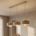 Brilagi - Suspension sur câble 3xE27/60W/230V beige/doré