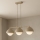 Brilagi - Suspension sur câble 3xE27/60W/230V beige/doré
