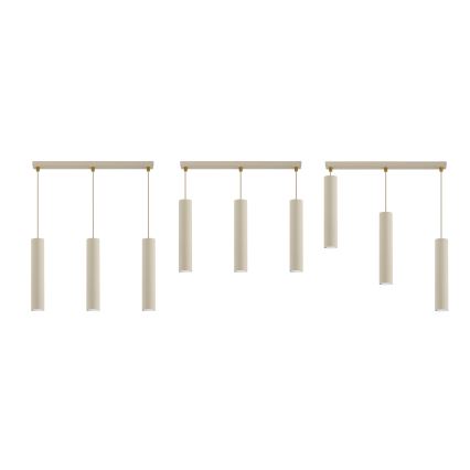 Brilagi - Suspension sur câble 3xGU10/15W/230V beige/doré