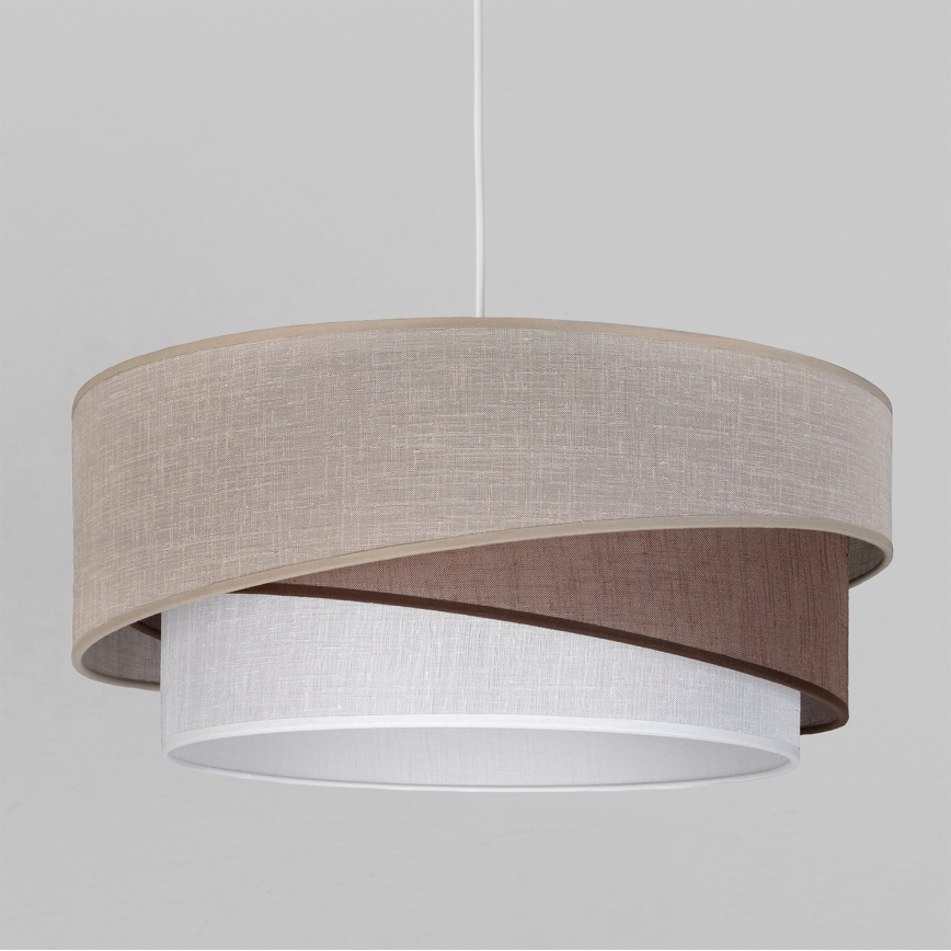 Brilagi - Suspension sur câble ARROW 1xE27/60W/230V Ø 45 cm beige/marron/blanc