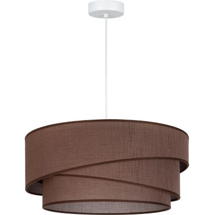 Brilagi - Suspension sur câble ARROW 1xE27/60W/230V Ø 45 cm marron
