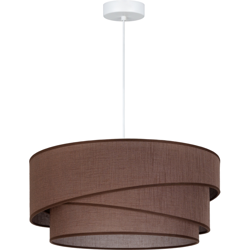 Brilagi - Suspension sur câble ARROW 1xE27/60W/230V Ø 45 cm marron