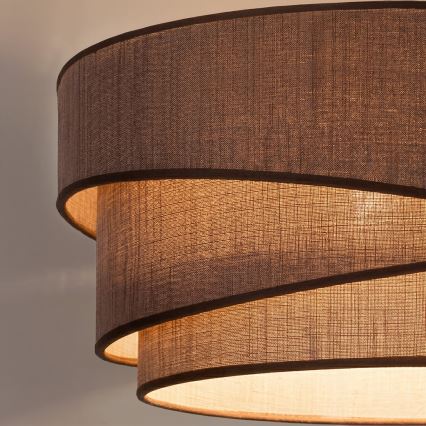 Brilagi - Suspension sur câble ARROW 1xE27/60W/230V Ø 45 cm marron