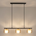Brilagi - Suspension sur câble AURA LUX 3xGX53/30W/230V noir/doré