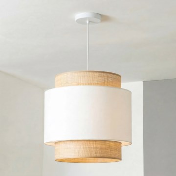 Brilagi - Suspension sur câble CERIA 1xE27/40W/230V Ø 30 cm beige/blanc